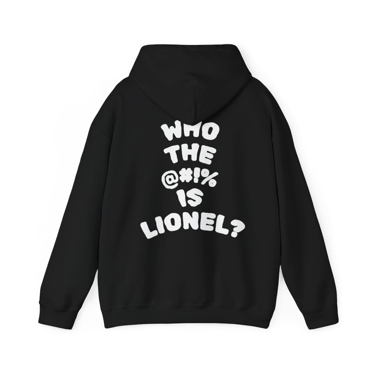 Lionel Loves Vinyl Who the @#!% is Lionel? Hoodie Unisex Heavy Blend™ Hooded Sweatshirt alternate view