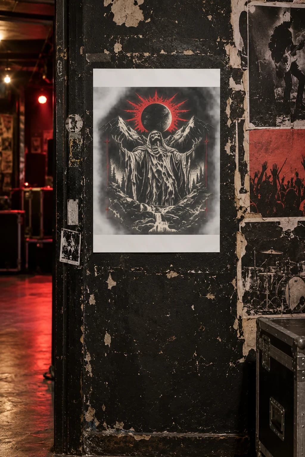 Merch Tent Ripper Vertical Art Poster alternate view
